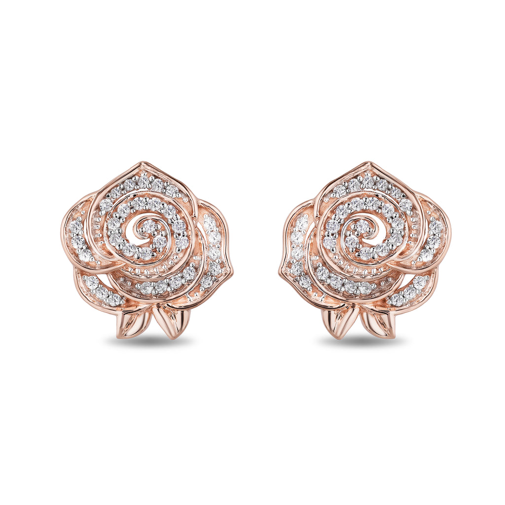 Belle Rose Earrings with 1/5 cttw Diamonds