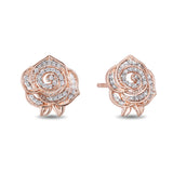 Belle Rose Earrings with 1/5 cttw Diamonds