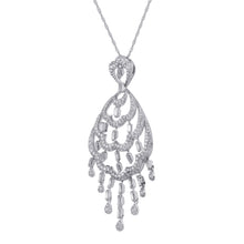 Load image into Gallery viewer, Freeflowing Waterfall Diamond Pendant
