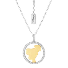 Load image into Gallery viewer, Tinker Bell Sillouette Pendant with 3/8 cttw Diamond
