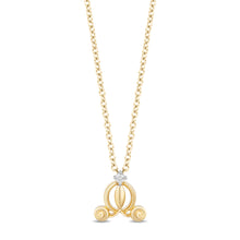 Load image into Gallery viewer, Cinderella Carriage Pendant with Diamonds
