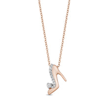 Load image into Gallery viewer, Cinderella Slipper Pendant with 1/20 cttw Diamonds

