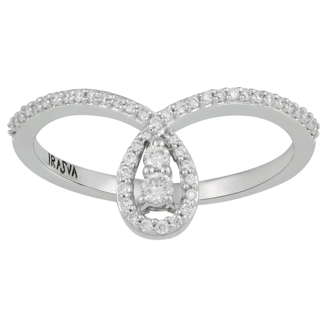 Duowave Diamond Ring
