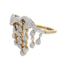 Load image into Gallery viewer, Freeflowing Melt Diamond Ring

