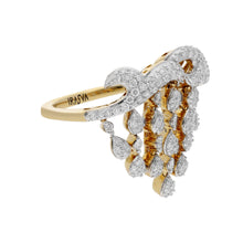 Load image into Gallery viewer, Freeflowing Melt Diamond Ring
