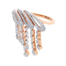 Load image into Gallery viewer, Freeflowing Raindrops Diamond Ring
