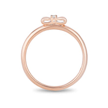 Load image into Gallery viewer, Snow White Bow Ring with Diamonds
