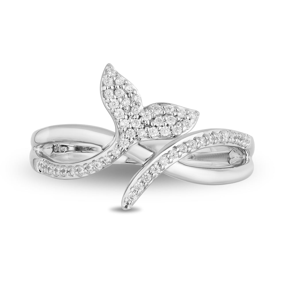 Ariel Mermaid Ring with 1/6 cttw Diamonds