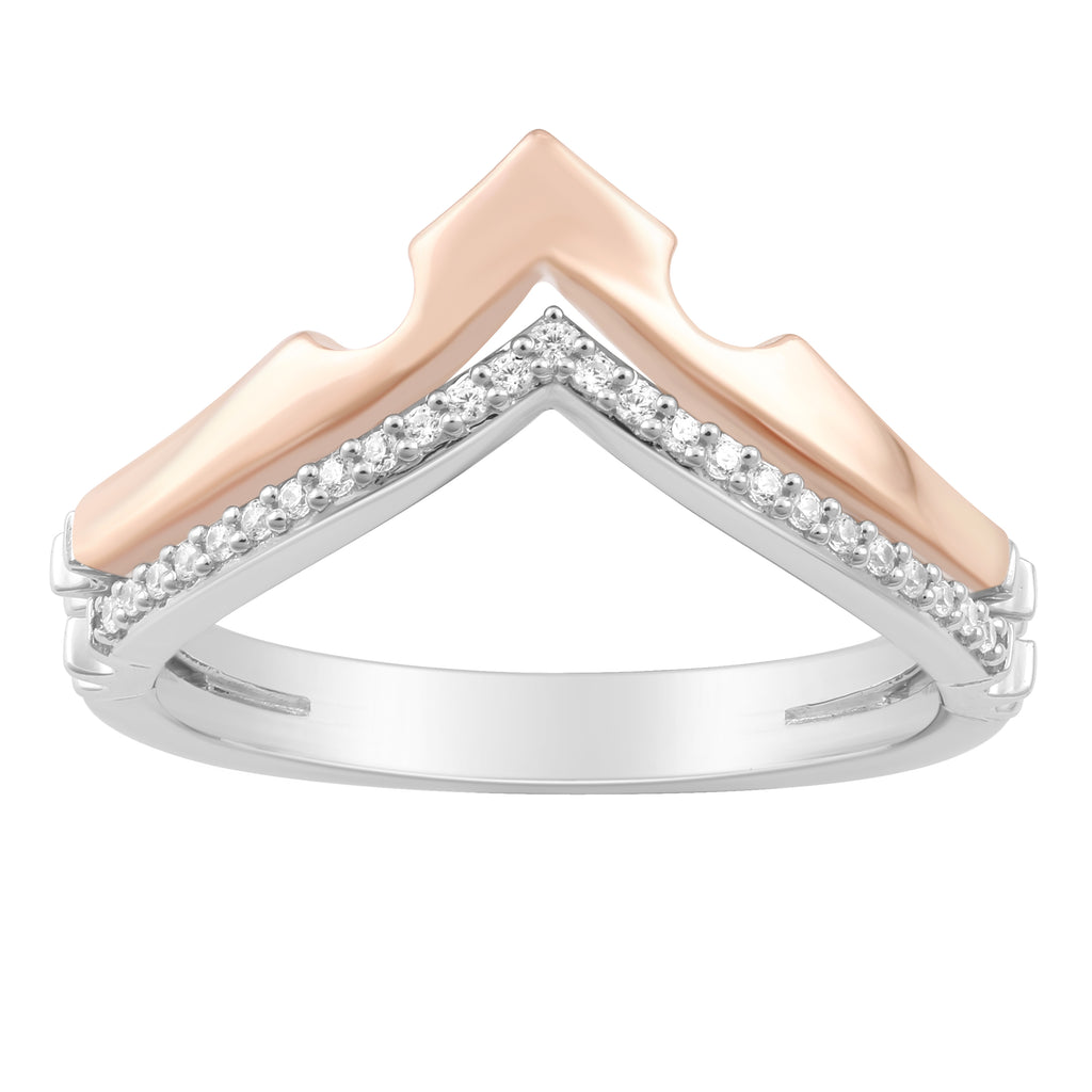 Aurora | Platinum pavé style engagement ring | Taylor & Hart