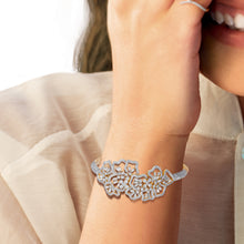 Load image into Gallery viewer, Scatter Waltz Floral Explosion Diamond Bangle
