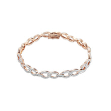 Load image into Gallery viewer, Linked Diamond Bracelet
