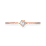 Heart Core Diamond Bangle