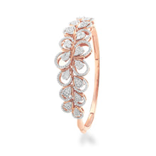 Load image into Gallery viewer, One Peony Diamond Bangle*
