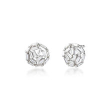 Load image into Gallery viewer, Scatter Waltz Crumpled Diamond Earrings
