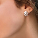 Scatter Waltz Crumpled Diamond Earrings