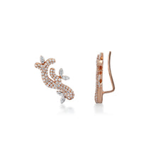 Load image into Gallery viewer, Lady Earth Petal Diamond Earrings
