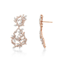 Load image into Gallery viewer, Lady Earth Vine Diamond Earrings
