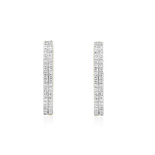 Load image into Gallery viewer, Circled Moonlight Diamond Earrings
