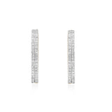 Circled Moonlight Diamond Earrings