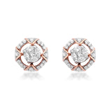 Halo Diamond Earrings