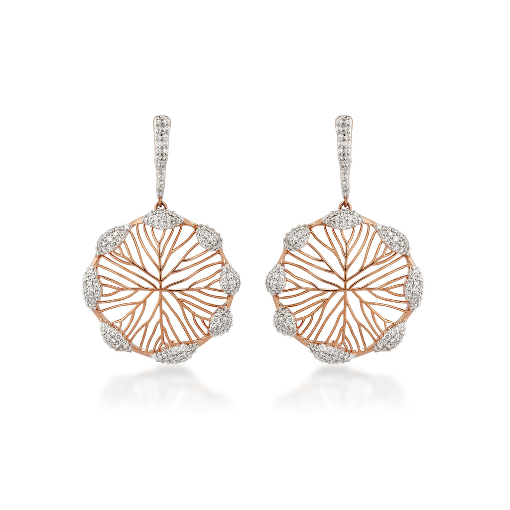 Van Cleef & Arpels 18K White Gold Diamonds Magic Alhambra 3 Motifs Ear –  THE CLOSET