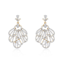Load image into Gallery viewer, Skyward Bound Fantail Diamond Earrings
