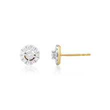 Load image into Gallery viewer, Pointe Diamond Earrings
