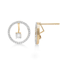Load image into Gallery viewer, Oscillating Diamond Earrings
