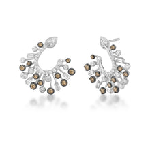 Load image into Gallery viewer, Scatter Waltz Sunburst Diamond Earrings
