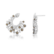 Load image into Gallery viewer, Scatter Waltz Sunburst Diamond Earrings
