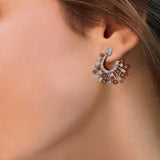 Scatter Waltz Sunburst Diamond Earrings