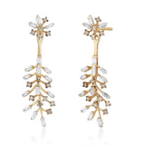 Scatter Waltz Fronda Diamond Earrings*