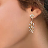 Scatter Waltz Fronda Diamond Earrings*