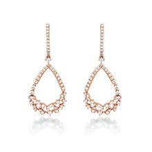 Load image into Gallery viewer, Scatter Waltz Pear-Drop Diamond Earrings
