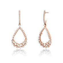 Load image into Gallery viewer, Scatter Waltz Pear-Drop Diamond Earrings
