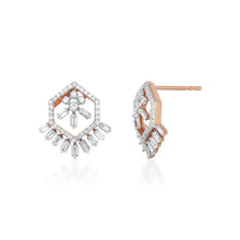 Load image into Gallery viewer, Scatter Waltz Hexa Diamond Earrings
