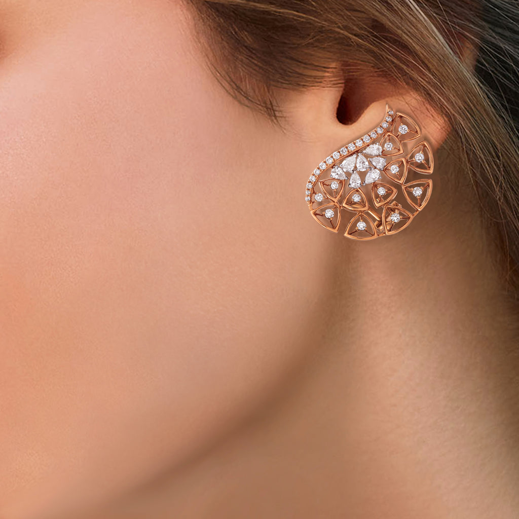 Scatter Waltz Echo Diamond Earrings
