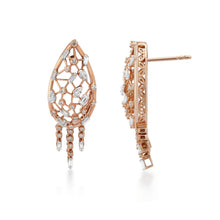 Load image into Gallery viewer, Scatter Waltz Oblique Diamond Earrings
