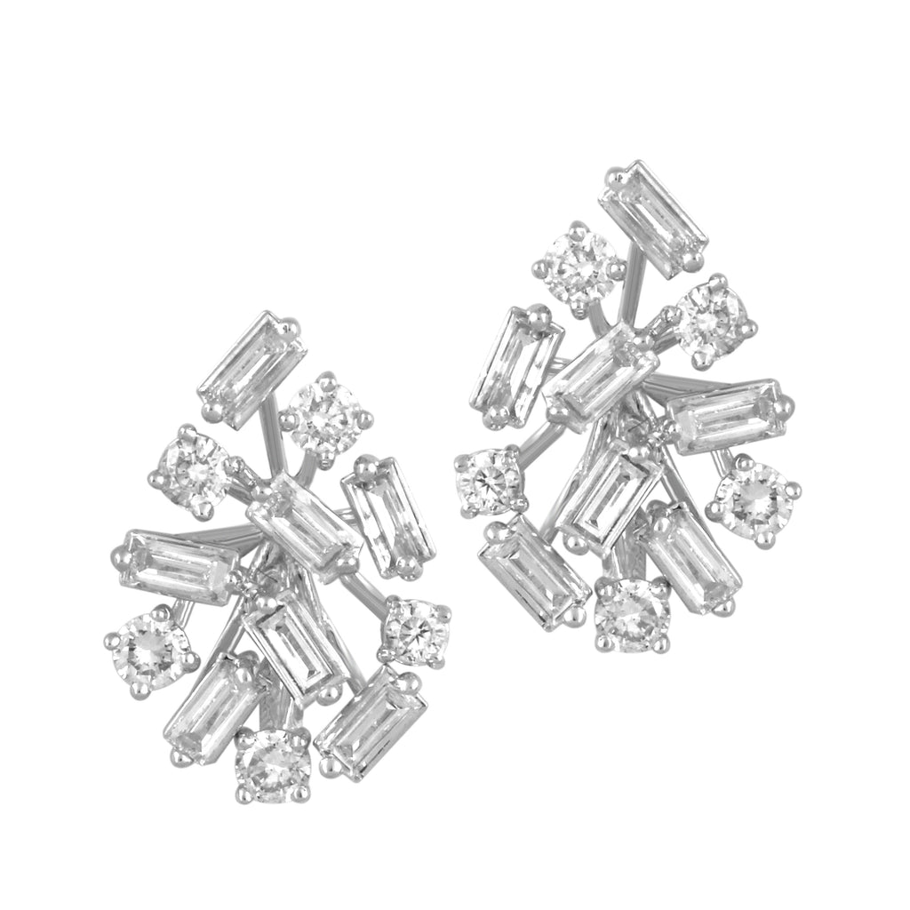 Scatter Waltz Disperse Diamond Earrings