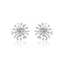 Load image into Gallery viewer, Scatter Waltz Pincushion Diamond Earrings
