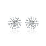 Scatter Waltz Pincushion Diamond Earrings