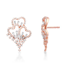 Load image into Gallery viewer, Scatter Waltz Heartful Diamond Earrings
