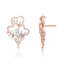 Load image into Gallery viewer, Scatter Waltz Heartful Diamond Earrings
