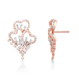 Scatter Waltz Heartful Diamond Earrings