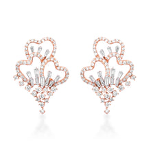 Load image into Gallery viewer, Scatter Waltz Heartful Diamond Earrings
