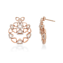 Load image into Gallery viewer, Elements Cluster Diamond Earrings
