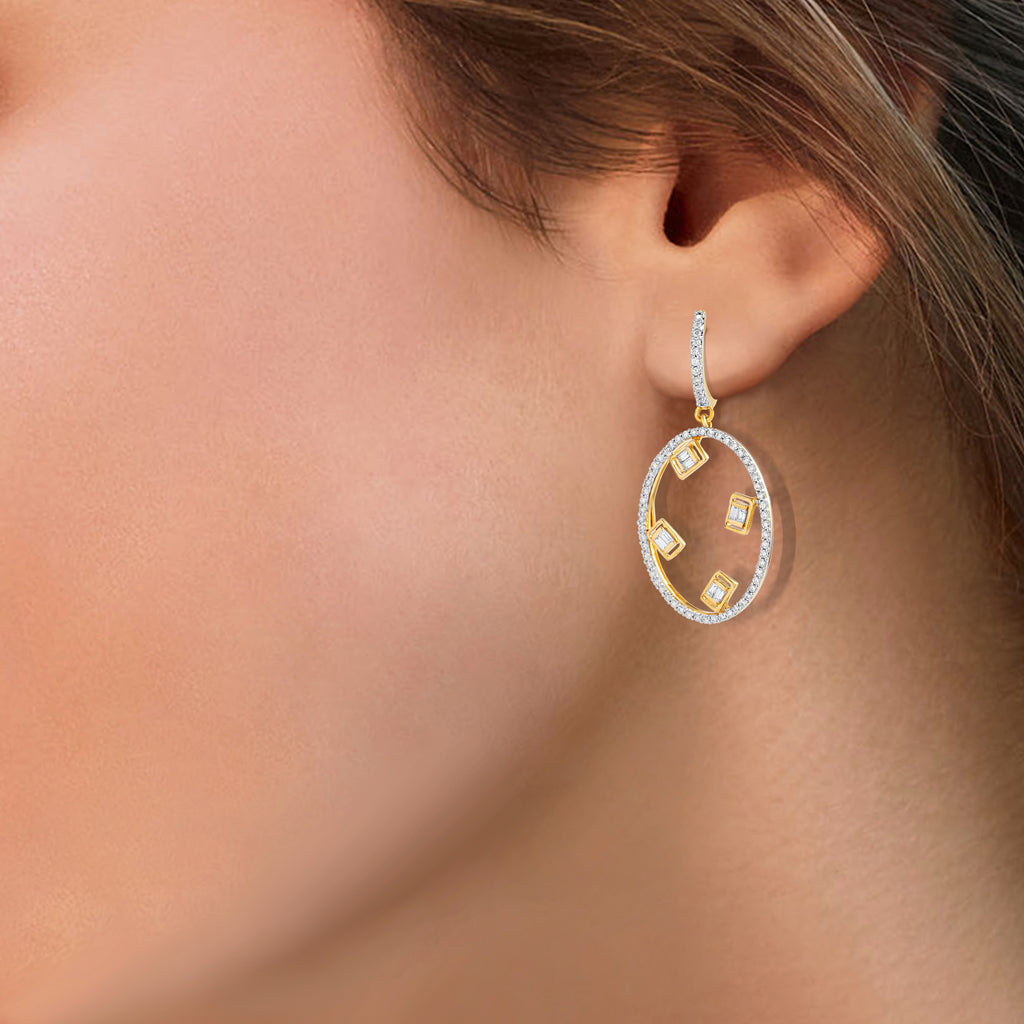 Regalia Castle Diamond Earrings