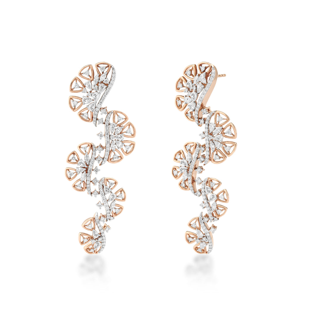 Scatter Waltz Disarray Diamond Earrings
