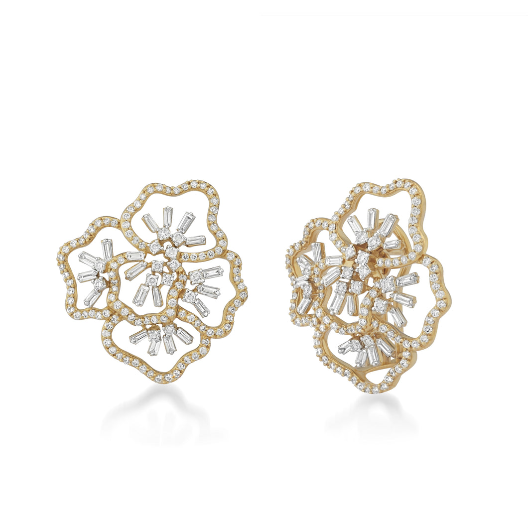 Scatter Waltz Bloom Diamond Earrings