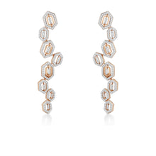 Load image into Gallery viewer, Regalia Baguetta Diamond Earrings
